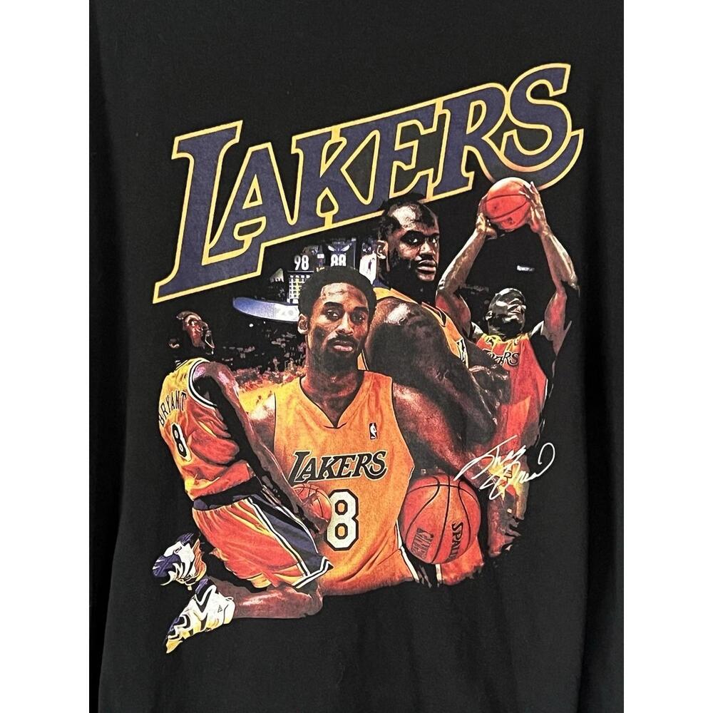 Y2K Kobe Bryant Shaq Lakers T-Shirt